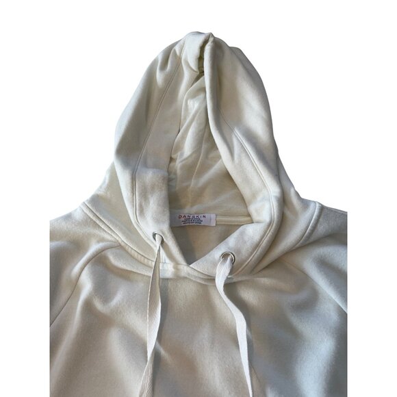 Danskin Women XL Cream Hooded Sweatshirt 86q - Picture 4 of 8